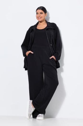 Plus size veliki brojevi Hlače elastičnog struka širokih nogavica za punije