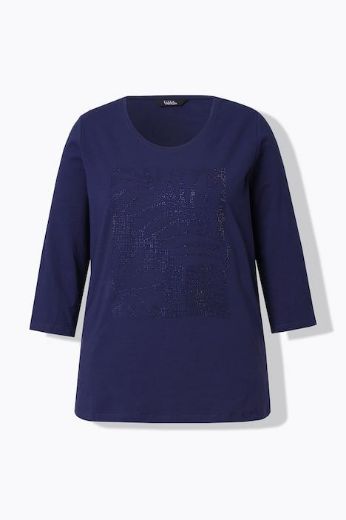 Plus size veliki brojevi Majica 3/4 rukava okruglog ovratnika za punije