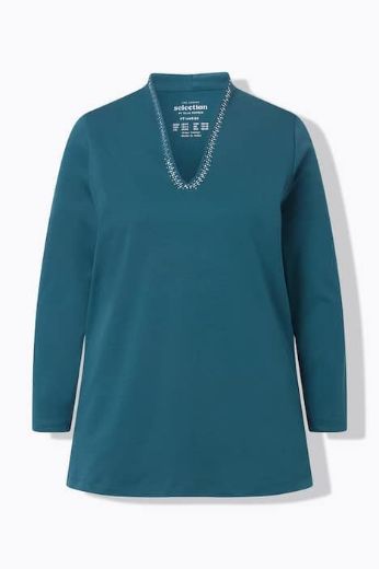 Plus size veliki brojevi Majica dugih rukava A kroja za punije