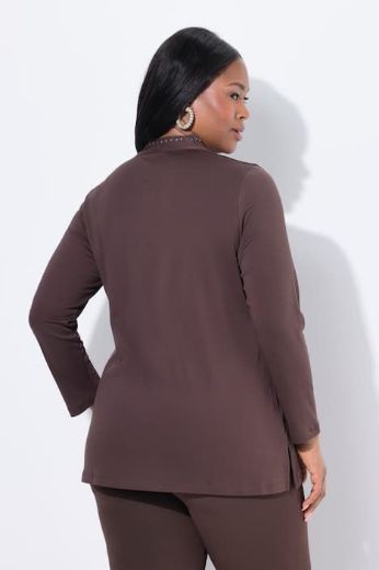 Plus size veliki brojevi Majica dugih rukava A kroja za punije