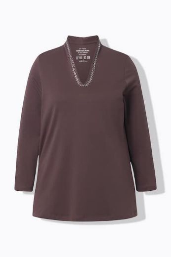 Plus size veliki brojevi Majica dugih rukava A kroja za punije