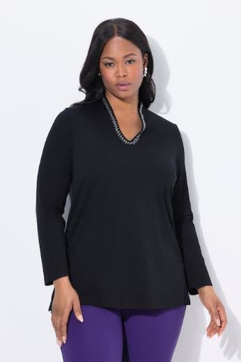 Plus size veliki brojevi Majica dugih rukava A kroja za punije