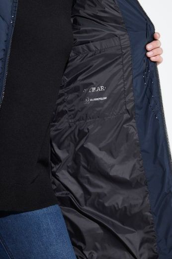 Plus size veliki brojevi Prsluk prošiveni s kapuljačom za punije