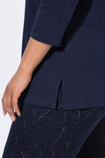 Plus size veliki brojevi Majica 3/4 rukava A kroja za punije