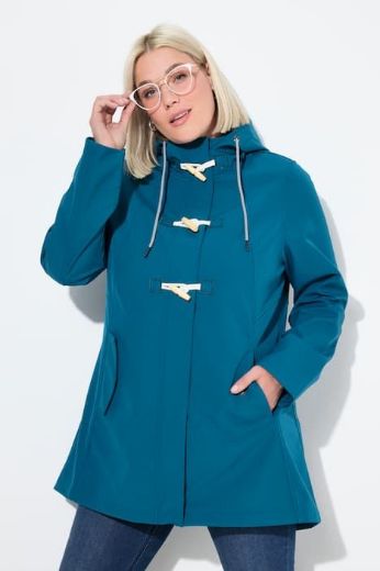 Plus size veliki brojevi Jakna vodootporna s kapuljačom za punije