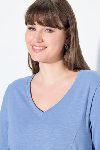 Plus size veliki brojevi Majica A kroja asimetrična za punije