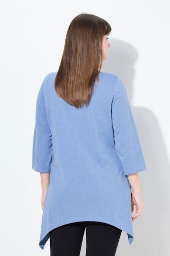 Plus size veliki brojevi Majica A kroja asimetrična za punije