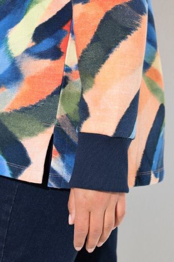 Plus size veliki brojevi Majica dugih rukava karirana za punije