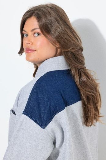 Plus size veliki brojevi Jakna lagana na kopčanje za punije