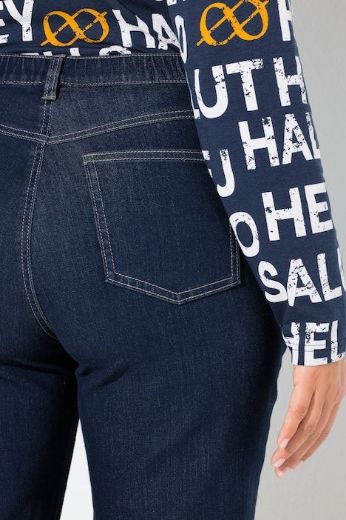 Plus size veliki brojevi Traperice povišenog struka za punije