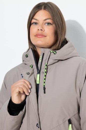 Plus size veliki brojevi Jakna funkcionalna s kapuljačom za punije