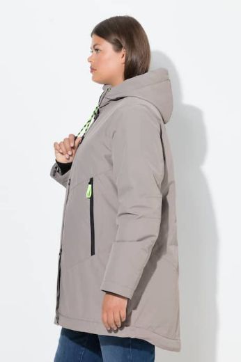 Plus size veliki brojevi Jakna funkcionalna s kapuljačom za punije