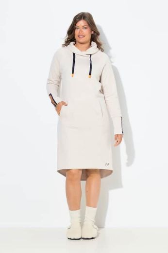 Plus size veliki brojevi Haljina midi dugih rukava za punije