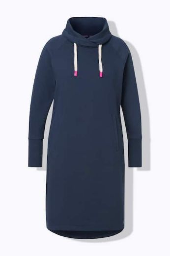 Plus size veliki brojevi Haljina midi dugih rukava za punije