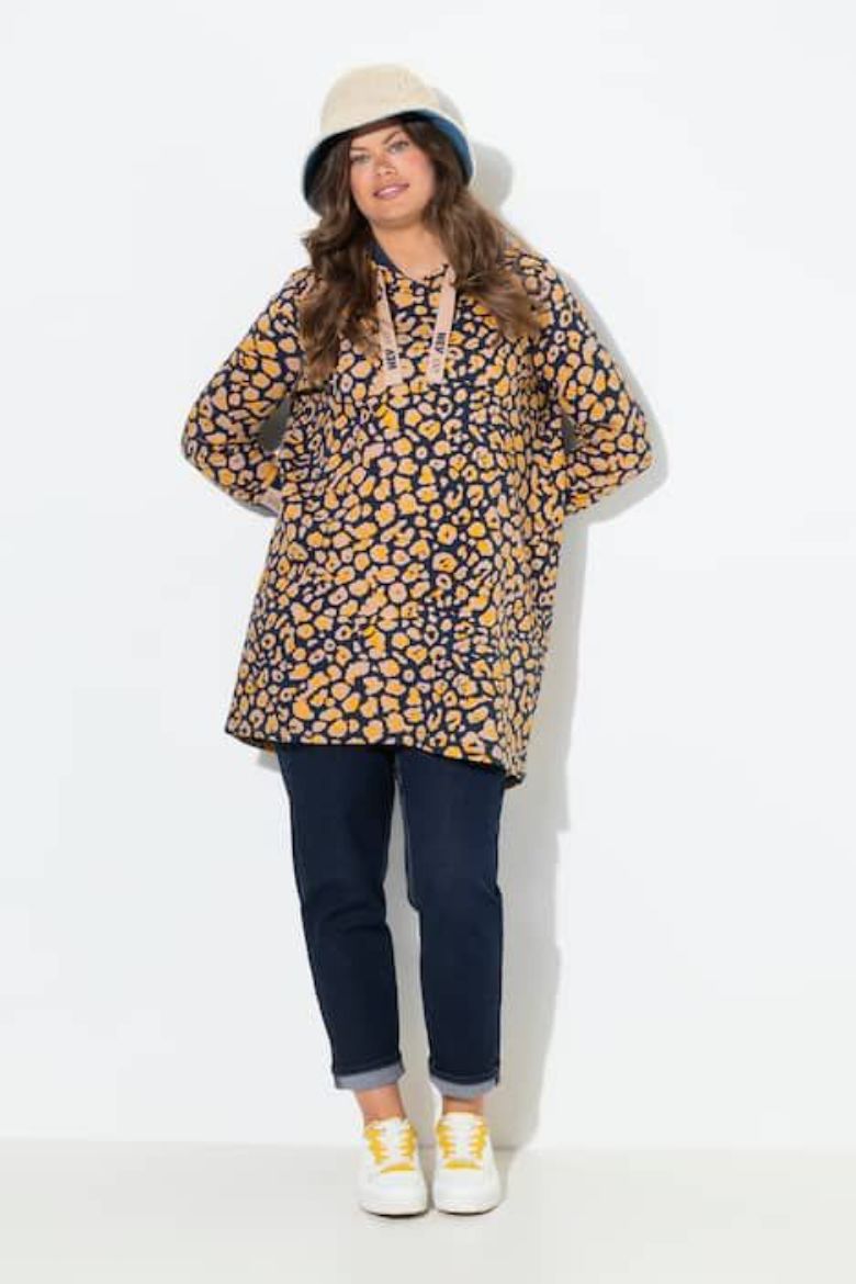 Plus size veliki brojevi Majica dugih rukava s kapuljačom za punije