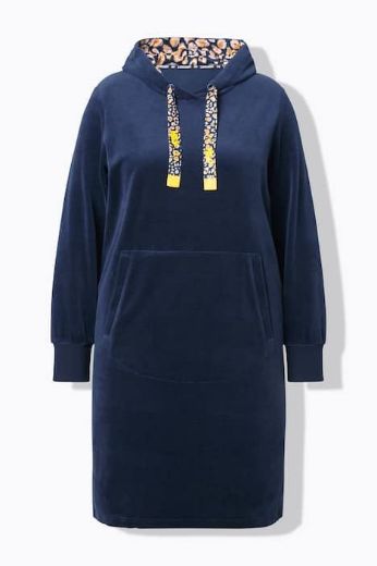 Plus size veliki brojevi Haljina midi dugih rukava za punije