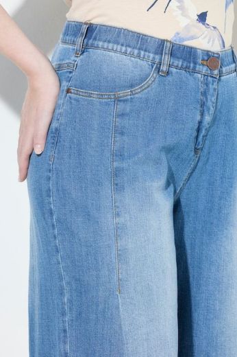 Plus size veliki brojevi Traperice širokih nogavica za punije