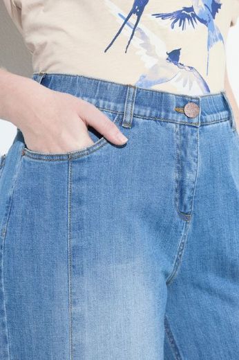 Plus size veliki brojevi Traperice širokih nogavica za punije