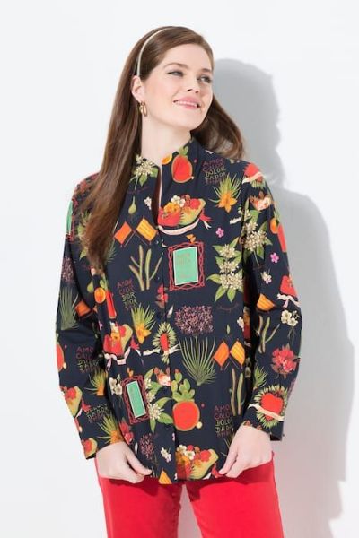 Veliki brojevi Bluza dugih rukava moda za punije