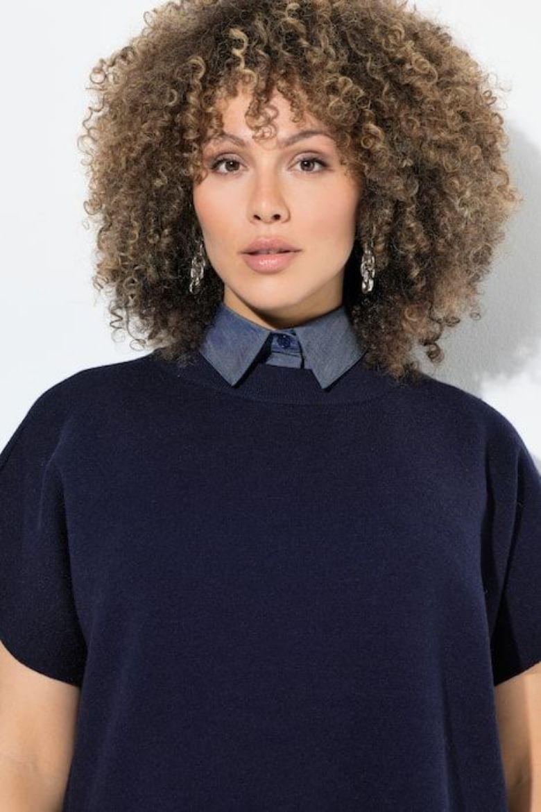 Plus size veliki brojevi Bluza bez rukava kraćeg kroja za punije