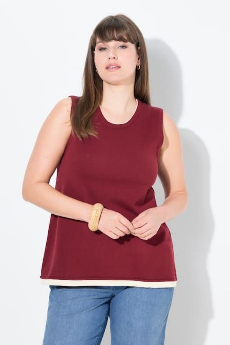 Plus size veliki brojevi Majica bez rukava za punije