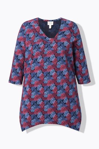 Plus size veliki brojevi Majica 3/4 rukava za punije