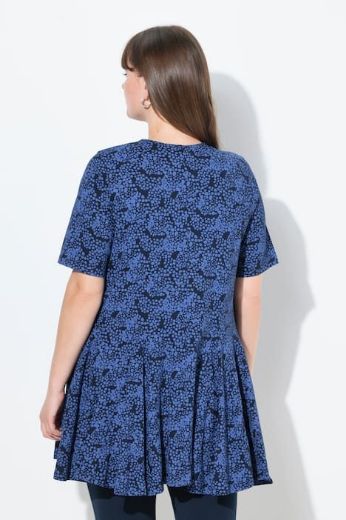 Plus size veliki brojevi Tunika kratkih rukava A kroja za punije