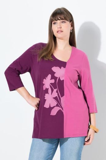 Plus size veliki brojevi Majica 3/4 rukava za punije
