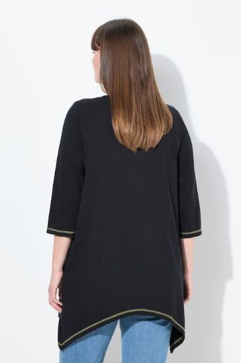 Plus size veliki brojevi Majica 3/4 rukava A kroja za punije
