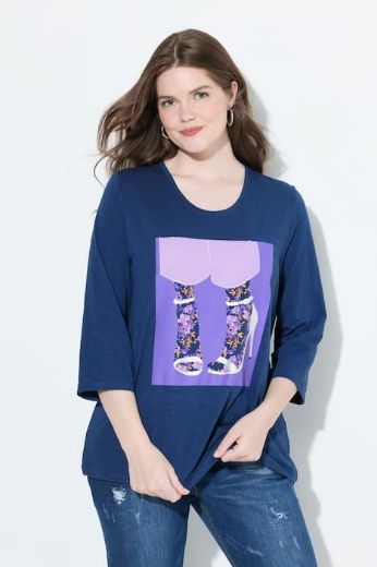 Plus size veliki brojevi Majica 3/4 rukava za punije