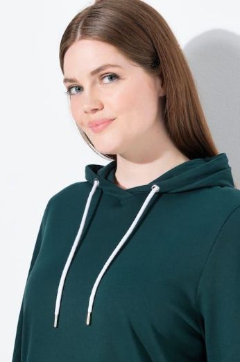 Plus size veliki brojevi Haljina dugih rukava s kapuljačom za punije