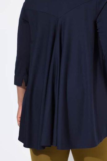Plus size veliki brojevi Majica 3/4 rukava V ovratnika za punije