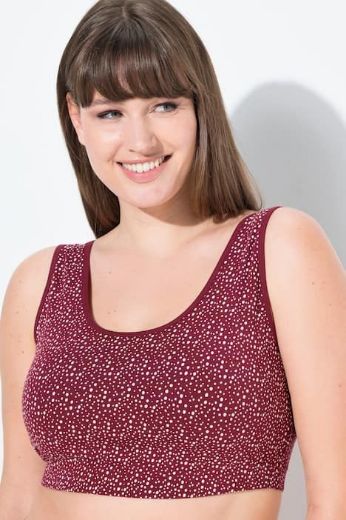 Plus size veliki brojevi Grudnjak bez žice širokih naramenica za punije