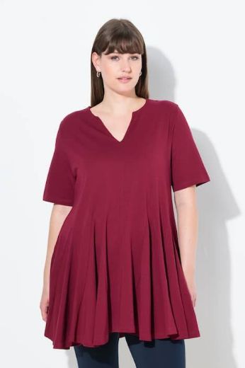 Plus size veliki brojevi Tunika kratkih rukava A kroja za punije