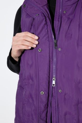 Plus size veliki brojevi Prsluk prošiveni dužeg A kroja za punije