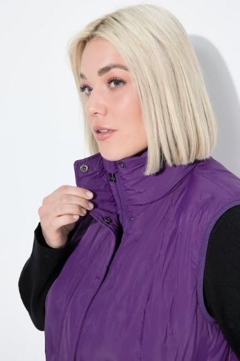 Plus size veliki brojevi Prsluk prošiveni dužeg A kroja za punije