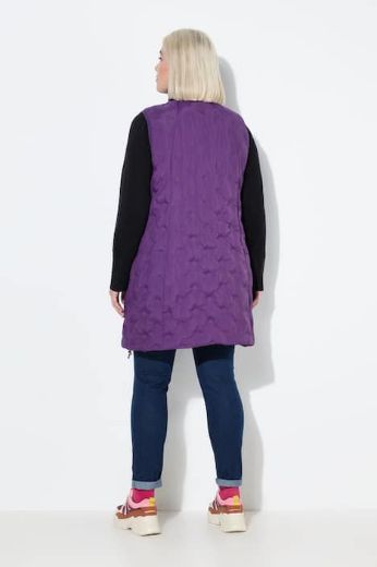 Plus size veliki brojevi Prsluk prošiveni dužeg A kroja za punije