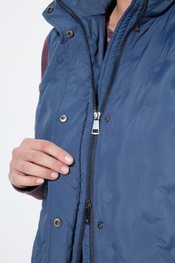 Plus size veliki brojevi Prsluk prošiveni dužeg A kroja za punije