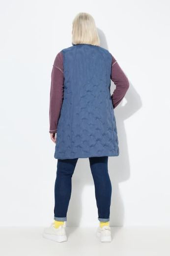 Plus size veliki brojevi Prsluk prošiveni dužeg A kroja za punije