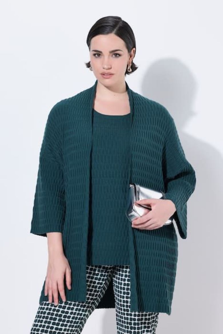 Plus size veliki brojevi Kardigan 3/4 rukava za punije
