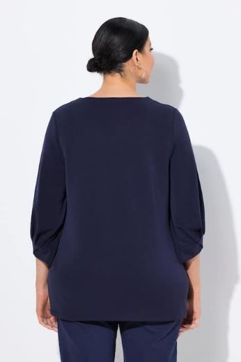Plus size veliki brojevi Majica 3/4 rukava okruglog ovratnika za punije
