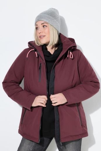 Plus size veliki brojevi Jakna funkcionalna s kapuljačom za punije
