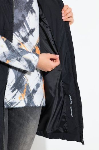 Plus size veliki brojevi Prsluk prošiveni s kapuljačom za punije
