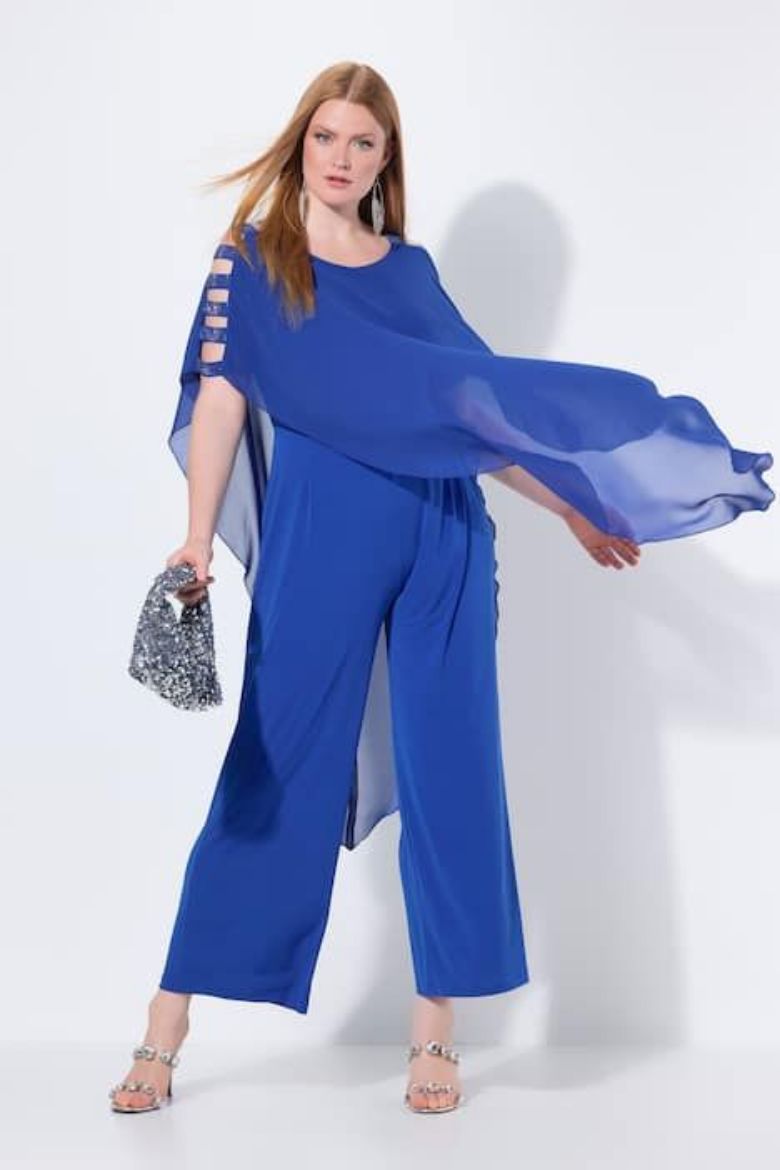 Plus size veliki brojevi Kombinezon širokih nogavica za punije