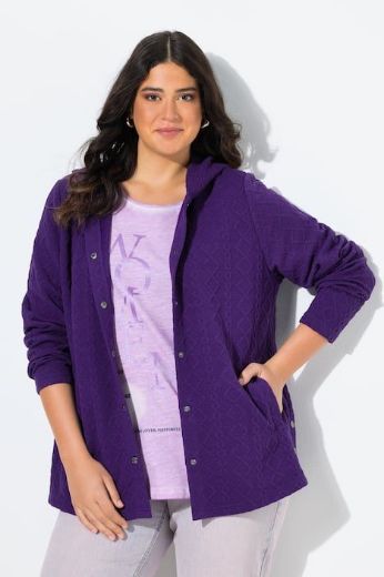 Plus size veliki brojevi Jakna lagana s kapuljačom za punije