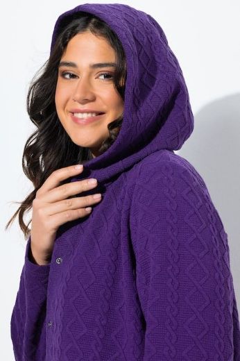 Plus size veliki brojevi Jakna lagana s kapuljačom za punije