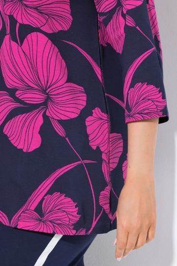 Plus size veliki brojevi Majica cvjetnog printa za punije