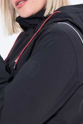 Plus size veliki brojevi Jakna funkcionalna s kapuljačom dužeg kroja za punije