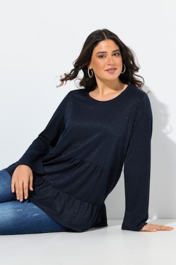 Plus size veliki brojevi Majica dugih rukava A kroja za punije