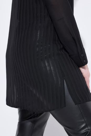 Plus size veliki brojevi Košulja dugih rukava dužeg kroja za punije